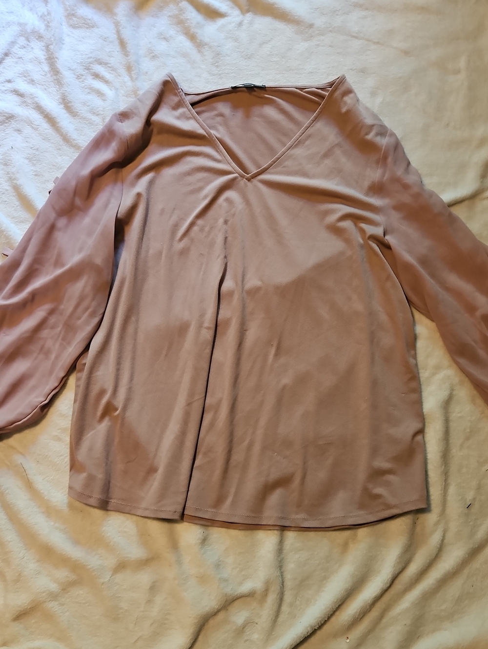 Adrianna Papell Dusty Rose V-Neck Tunic